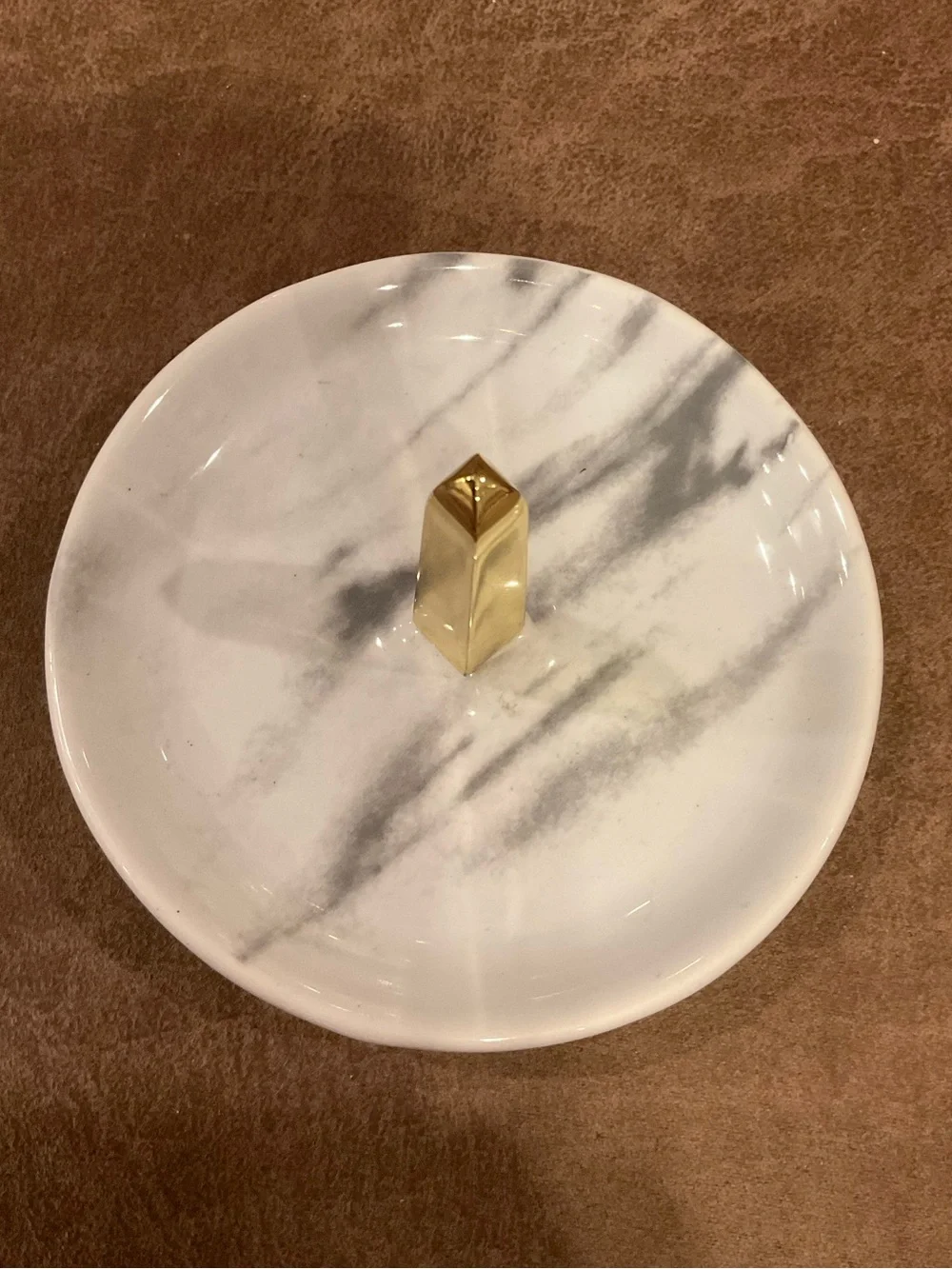 Nate Berkus Marble and Gold Ring Dish